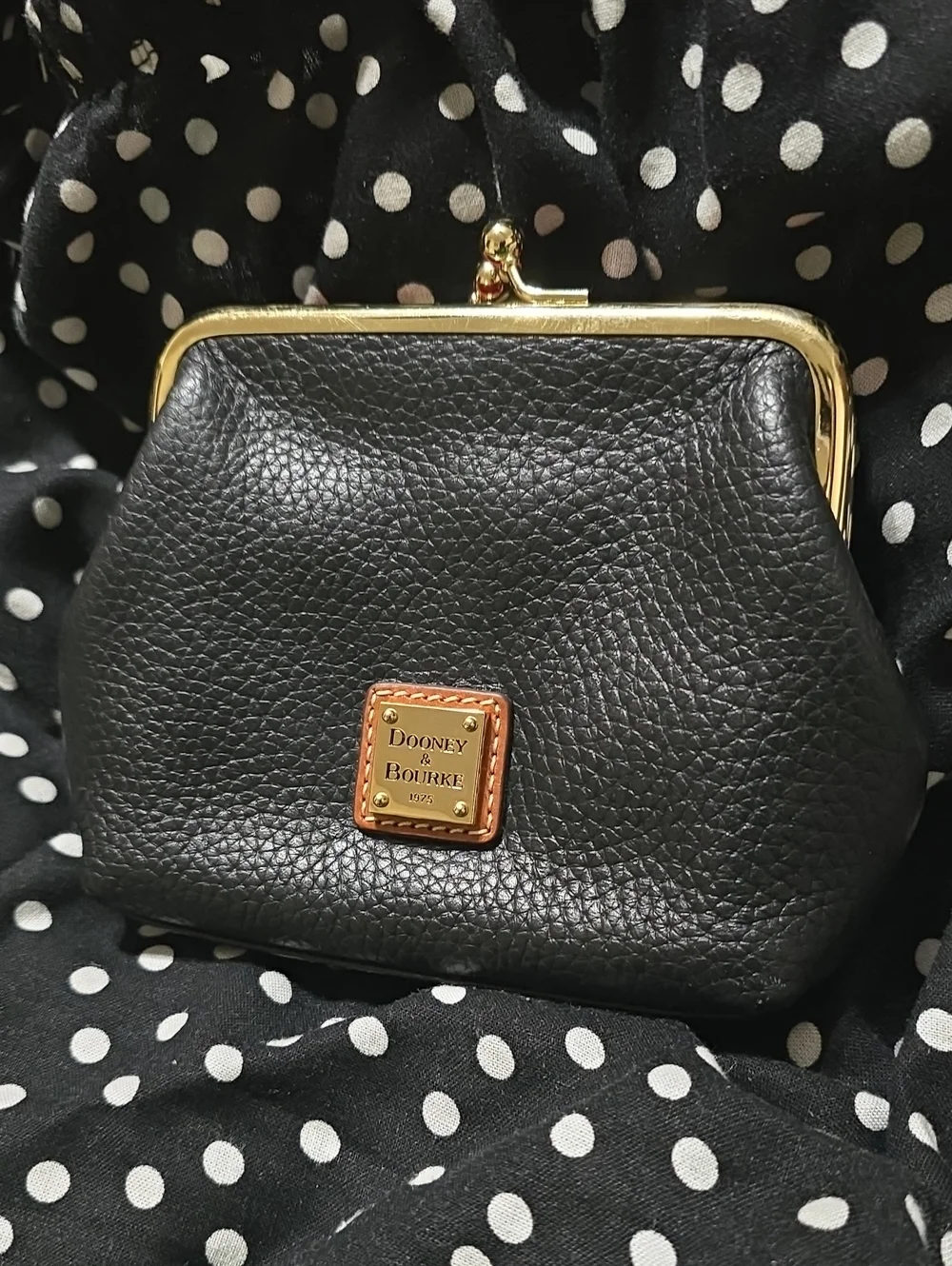 Dooney & Bourke Kiss Lock Coin Pouch